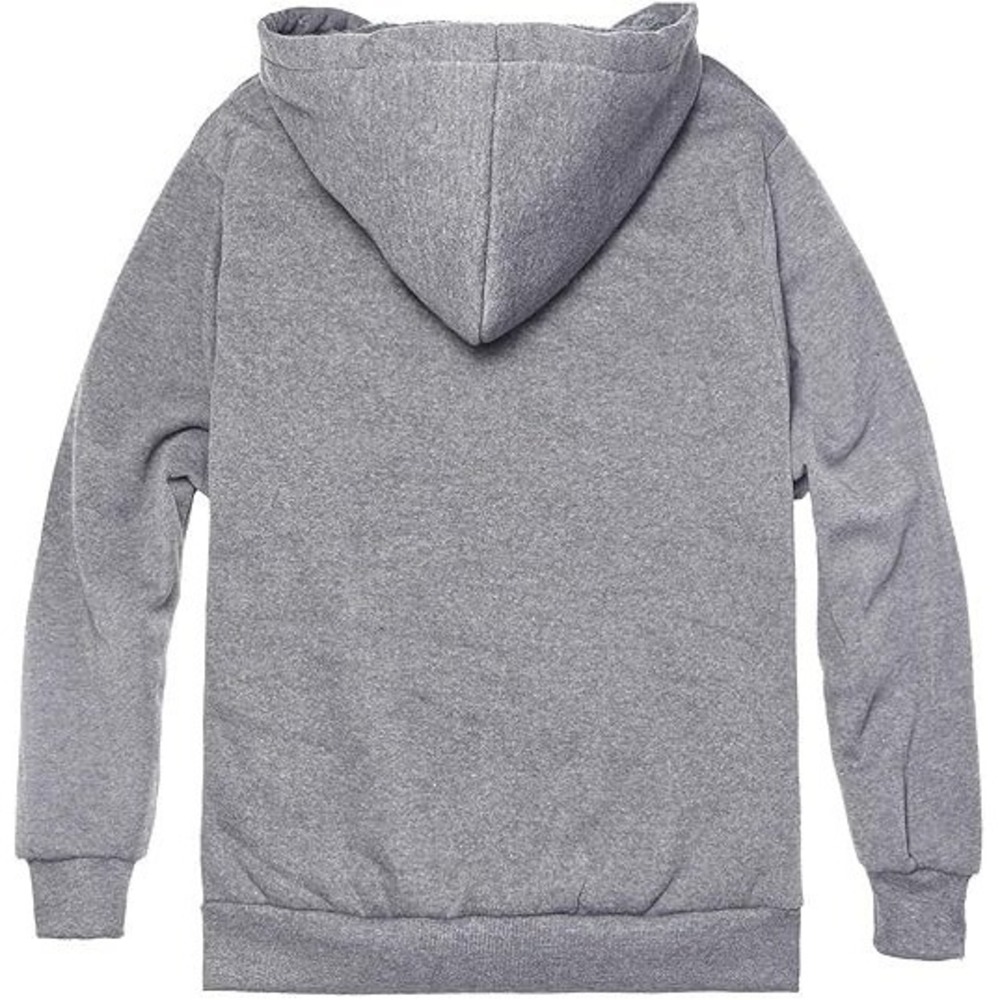 Heavyweight Sherpa Hoodie Thick Fleece Lined Full Zip Sweatshirts Jackets (XL) - Picture 2 of 4